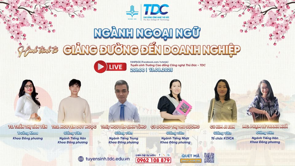 LIVESTREAM TUYỂN SINH KHOA ĐÔNG PHƯƠNG (13/8/2025)